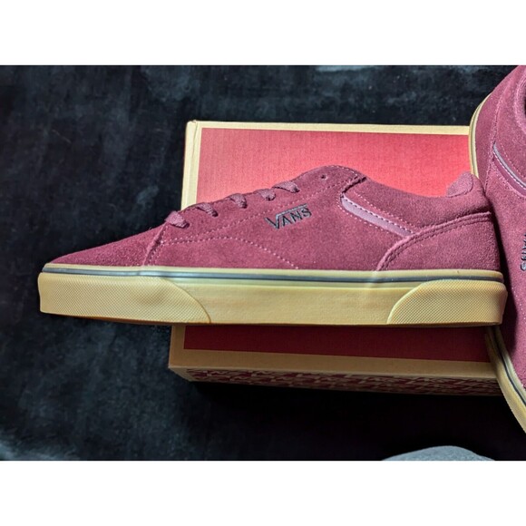 Vans Seldan Suede Port Wine/Gum Mens Shoes VN0A4TZEK10 Maroon Size 8.5 - Picture 9 of 11
